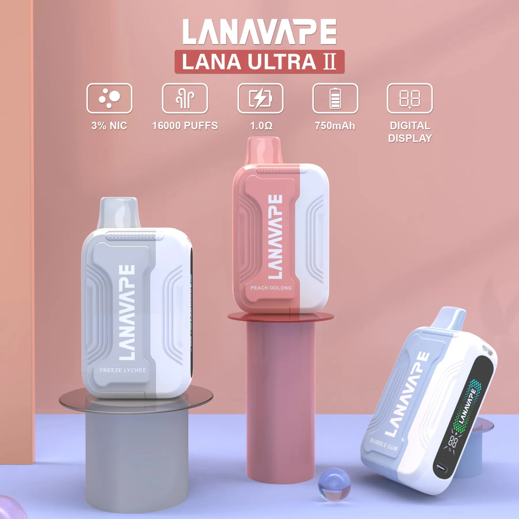 Lana Ultra II 16000口 買三送主機