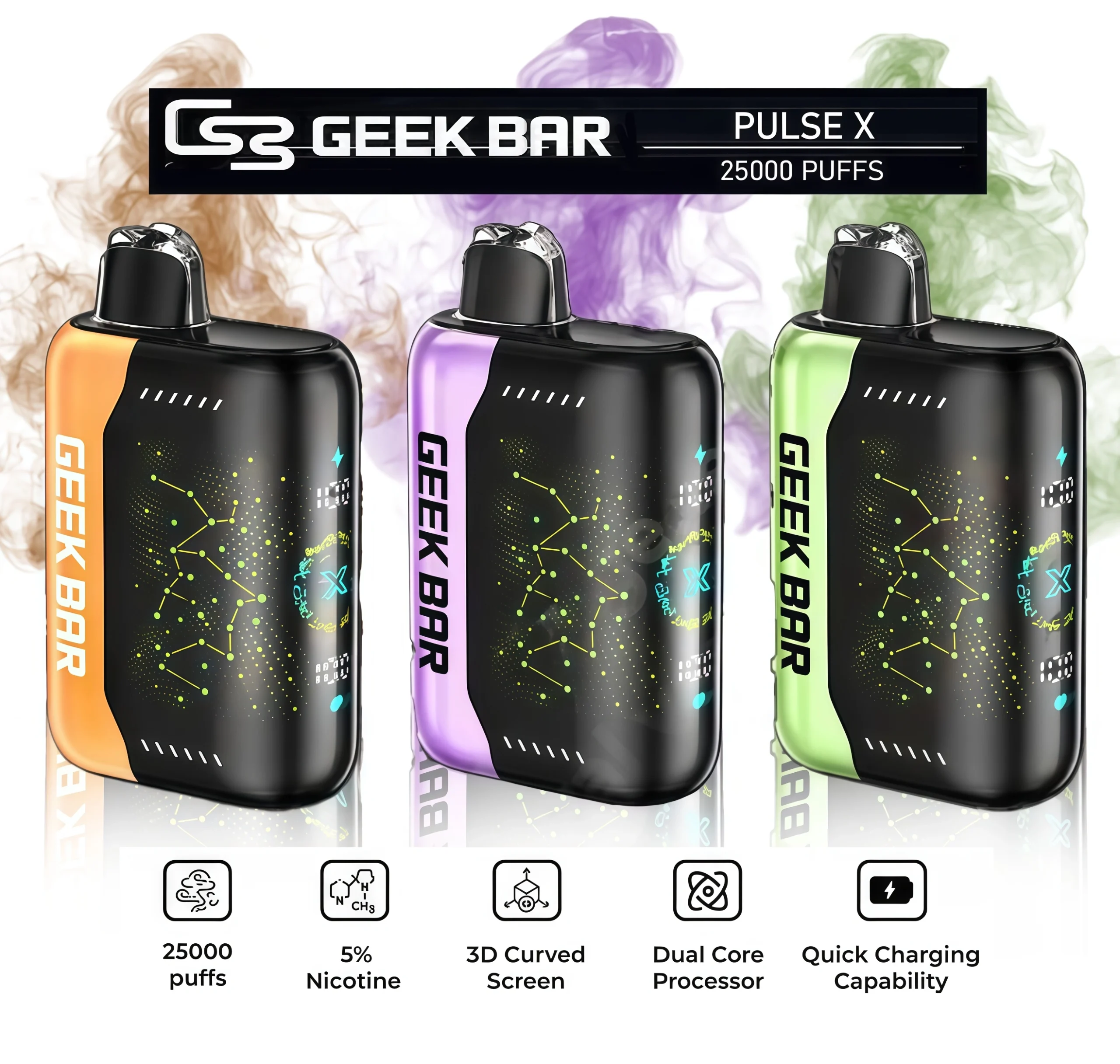 GEEK BAR Pulse X 25000口 一次性電子煙:圖片 11
